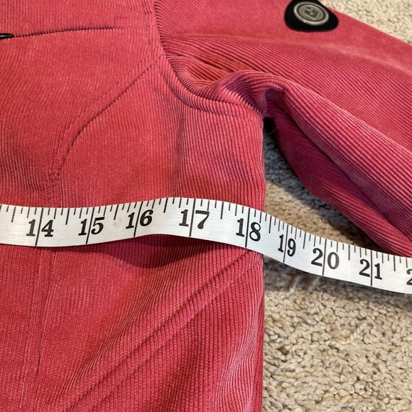 Killtec Women's Corduroy Jacket Size 6 Salmon Hooded Water Resistant Gorpcore - Picture 13 of 14